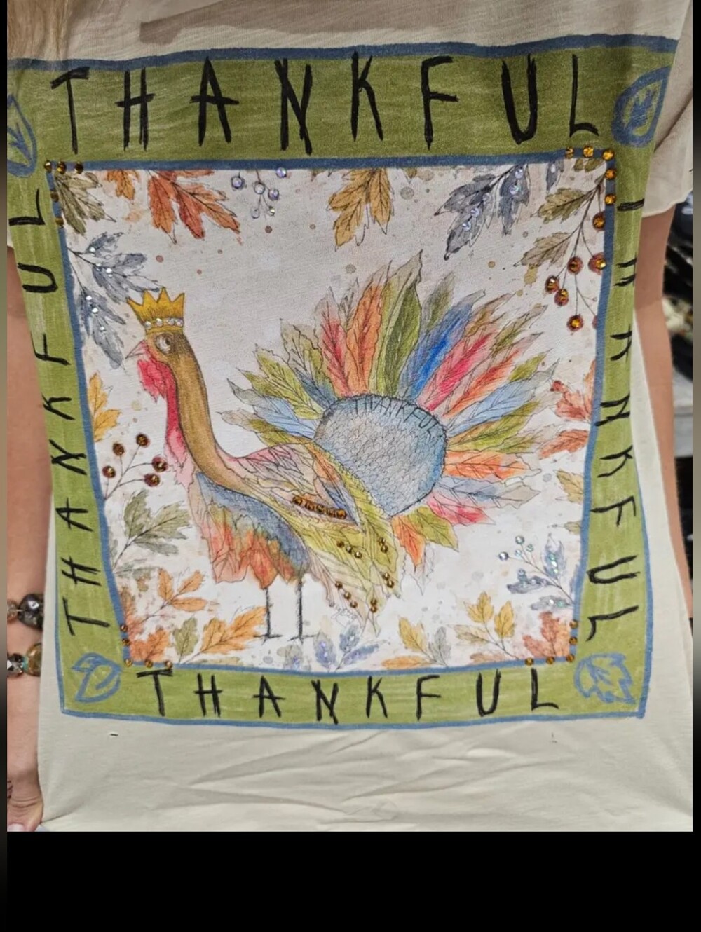 #1948 A Rare Bird Thankful Turkey Tee